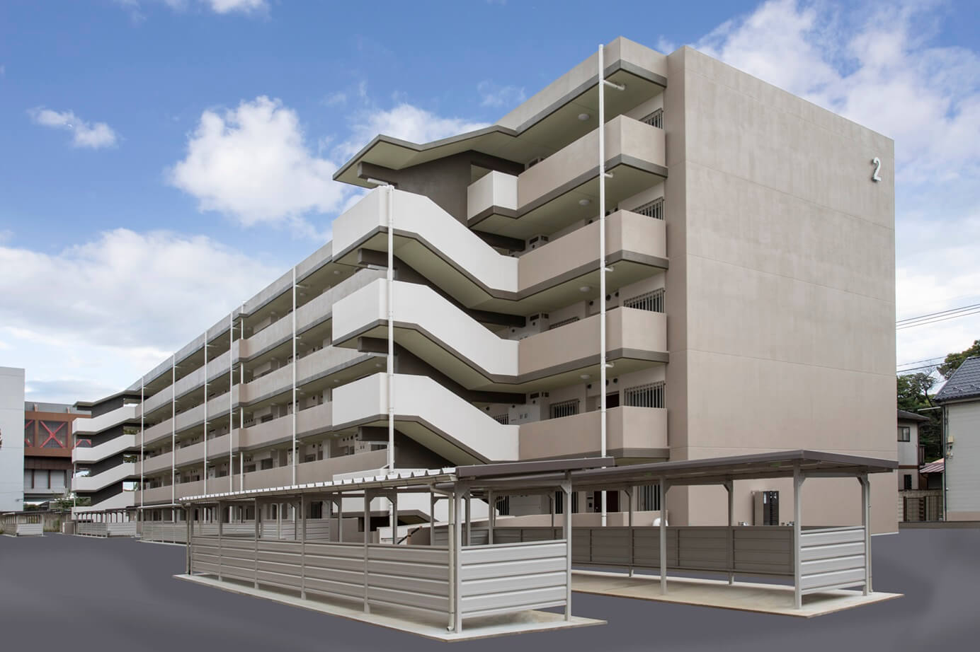 国府台県営住宅2号棟