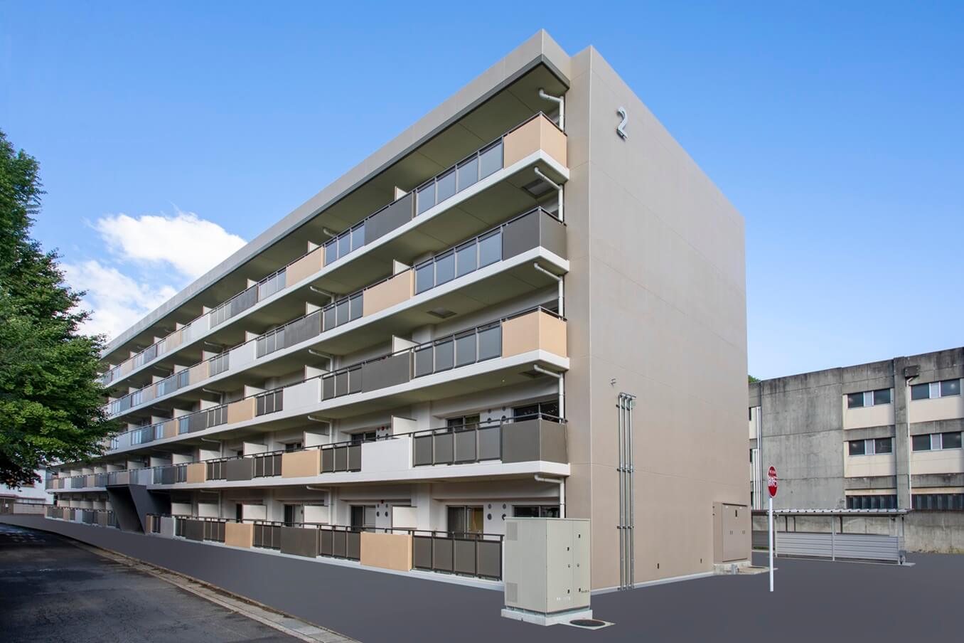 国府台県営住宅2号棟