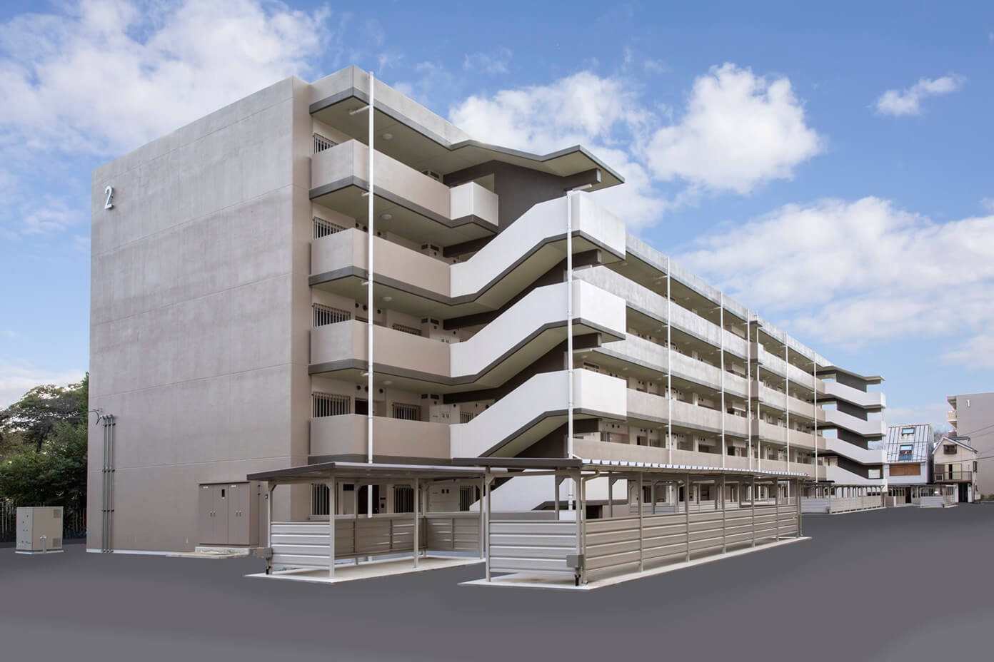 国府台県営住宅2号棟